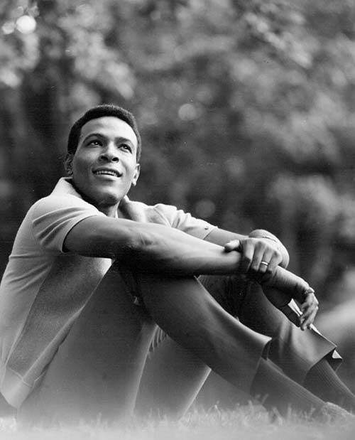 a younger Marvin Gaye in a 1966 publicity photo